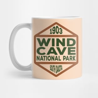 Wind Cave National Park badge Mug